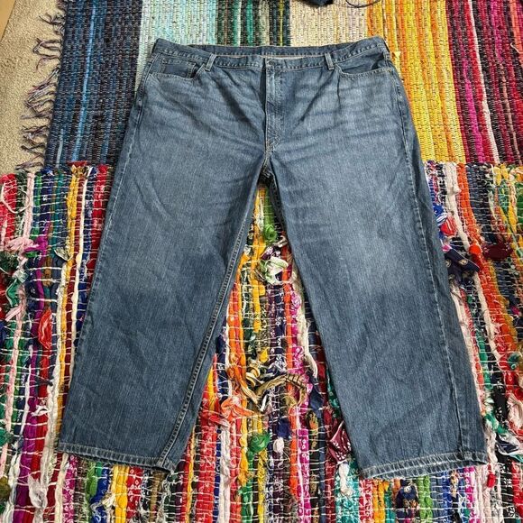 Levi’s 52x29 550s relaxed fit Classic Blue Denim Jeans 👖 - Picture 6 of 10